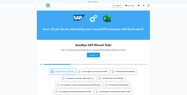 Aperçu du contenu de la formation